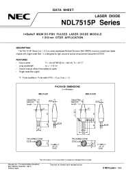 Datasheet NDL7513P1 производства NEC